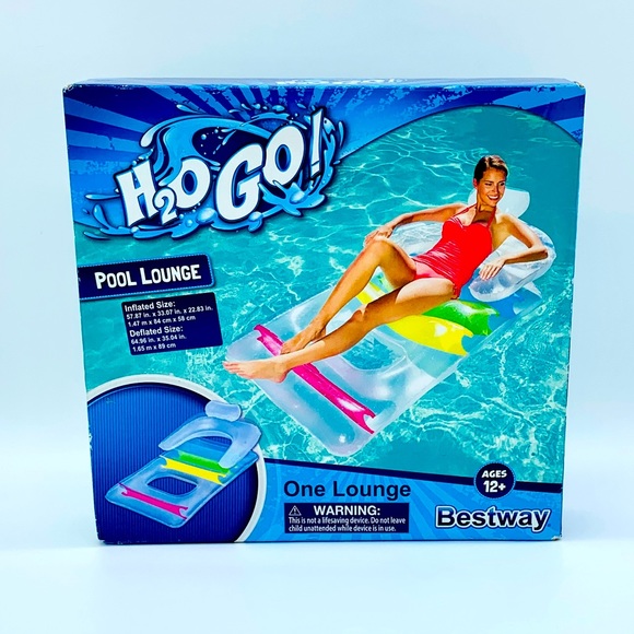 Bestway Games Bestway H2ogo Kool Lounge Pool Float Nib Nos Poshmark